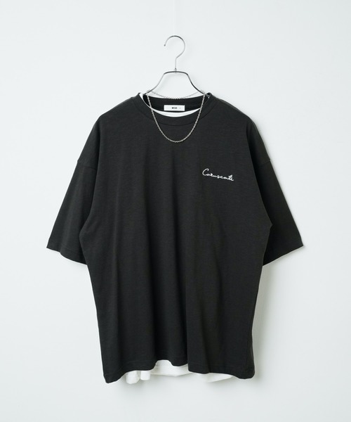 WEGO(ウィゴー)の「WEGO/【2点セット】アクセ付きアンサンブルスラブBIGT(アンサンブル・メンズ・ベージュ系その他/ブラック・MEDIUM/LARGE)」の16枚目の写真