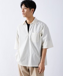 【ZOZO限定】ハーフZIPシャツ