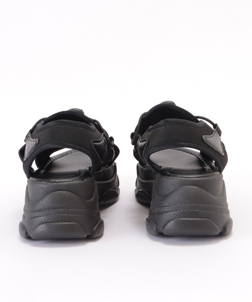 Lace Ladies（レースレディース）の「ナローストラップ付き厚底スニーカーサンダル（サンダル・レディース・ブラック/ブルー/ブラック×ホワイト/ホワイト/ベージュ・22.5/23/23.5/24/24.5/ 25）」の10枚目の写真