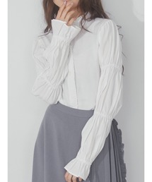 merry jenny | ponponスリーブブラウス(シャツ/ブラウス)