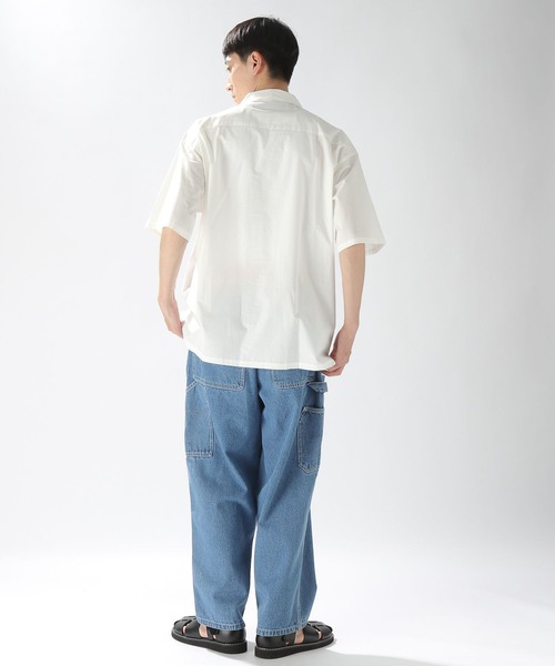 niko and...（ニコアンド）の「レース切り替えショートスリーブシャツ（シャツ/ブラウス・メンズ・オフホワイト/ブラック・LARGE/MEDIUM）」の10枚目の写真