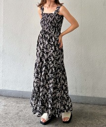 archives | ２Ｗａｙ花柄シャーリングノースリーブワンピース(ワンピース)