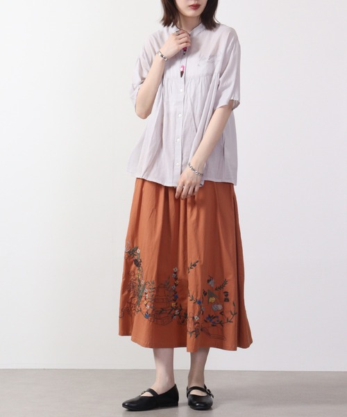 EMAGO アイスとロゴ刺繍シャツ（シャツ/ブラウス）｜Emago（イマゴ）