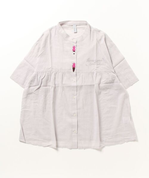 EMAGO アイスとロゴ刺繍シャツ（シャツ/ブラウス）｜Emago（イマゴ）