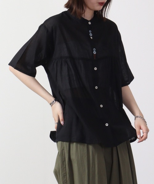 EMAGO アイスとロゴ刺繍シャツ（シャツ/ブラウス）｜Emago（イマゴ）