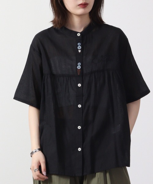 EMAGO アイスとロゴ刺繍シャツ（シャツ/ブラウス）｜Emago（イマゴ）