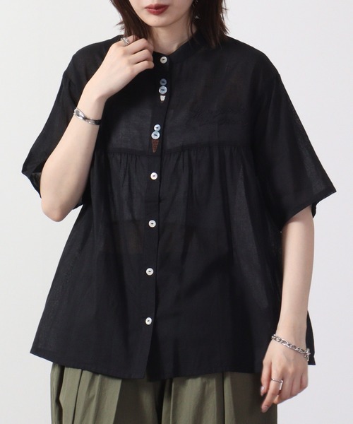 EMAGO アイスとロゴ刺繍シャツ（シャツ/ブラウス）｜Emago（イマゴ）