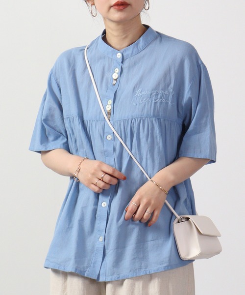 EMAGO アイスとロゴ刺繍シャツ（シャツ/ブラウス）｜Emago（イマゴ）