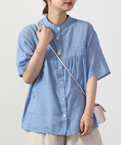 EMAGO アイスとロゴ刺繍シャツ（シャツ/ブラウス）｜Emago（イマゴ）