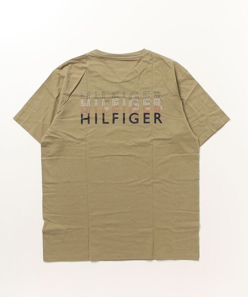 TOMMY HILFIGER(トミーヒルフィガー)の「HILFIGERバックプリントTシャツ(Tシャツ/カットソー・メンズ・ネイビー/ベージュ/ホワイト/ブラック・LARGE/MEDIUM/SMALL/X-LARGE)」の6枚目の写真