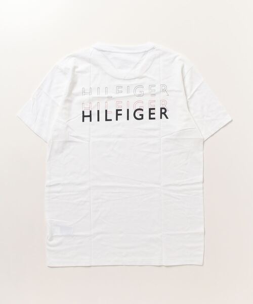 TOMMY HILFIGER(トミーヒルフィガー)の「HILFIGERバックプリントTシャツ(Tシャツ/カットソー・メンズ・ネイビー/ベージュ/ホワイト/ブラック・LARGE/MEDIUM/SMALL/X-LARGE)」の7枚目の写真
