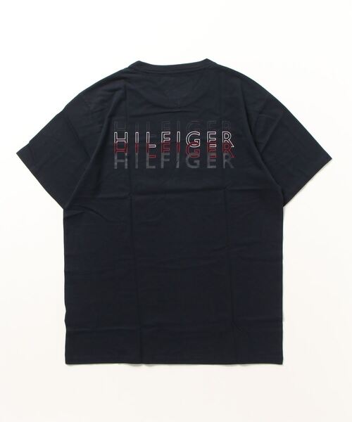 TOMMY HILFIGER(トミーヒルフィガー)の「HILFIGERバックプリントTシャツ(Tシャツ/カットソー・メンズ・ネイビー/ベージュ/ホワイト/ブラック・LARGE/MEDIUM/SMALL/X-LARGE)」の8枚目の写真