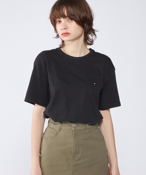 TOMMY HILFIGER(トミーヒルフィガー)の「HILFIGERバックプリントTシャツ(Tシャツ/カットソー・メンズ・ネイビー/ベージュ/ホワイト/ブラック・LARGE/MEDIUM/SMALL/X-LARGE)」の16枚目の写真