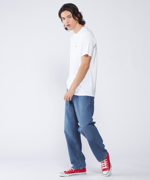 TOMMY HILFIGER(トミーヒルフィガー)の「HILFIGERバックプリントTシャツ(Tシャツ/カットソー・メンズ・ネイビー/ベージュ/ホワイト/ブラック・LARGE/MEDIUM/SMALL/X-LARGE)」の14枚目の写真