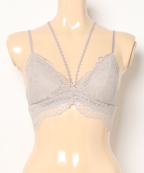 ANNEBRA(アンブラ)の「Pleat 2WAYバッククロスレースブラレット(ブラジャー・レディース・ベージュ/ライトブルー・L/M/S)」の16枚目の写真