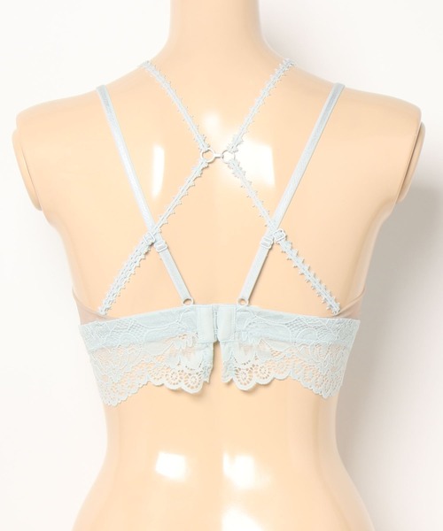 ANNEBRA(アンブラ)の「Pleat 2WAYバッククロスレースブラレット(ブラジャー・レディース・ベージュ/ライトブルー・L/M/S)」の19枚目の写真