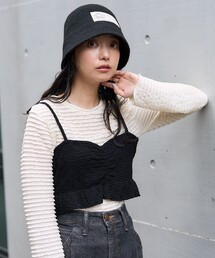 FREAK'S STORE | フラワーストレッチキャミビスチェ(ベスト)