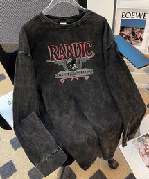 ジャンキープリント ピグメント 長袖 ロンT ロングスリーブTシャツ