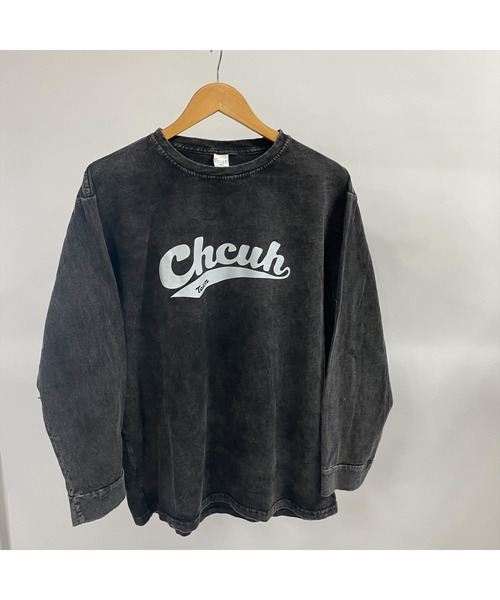 ジャンキープリント ピグメント 長袖 ロンT ロングスリーブT