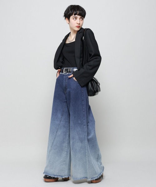 PAGEBOY（ページボーイ）の「ショートテーラードジャケット（テーラードジャケット・レディース・チャコールグレー/ブラック/ベージュ・FREE）」の9枚目の写真