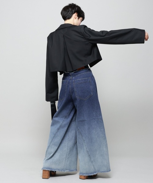 PAGEBOY（ページボーイ）の「ショートテーラードジャケット（テーラードジャケット・レディース・チャコールグレー/ブラック/ベージュ・FREE）」の10枚目の写真