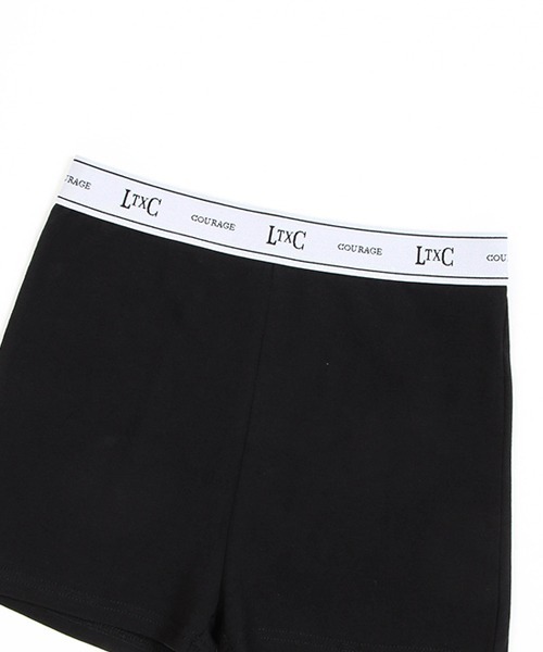 LOVETOXIC（ラブトキシック）の「【LTXC】吸水速乾ウエストロゴレギンス（レギンス/スパッツ・キッズ・ブラック・LL/L/S/M）」の2枚目の写真