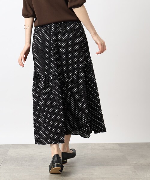 grove（グローブ）の「◆1枚で映える！ポコポコドットスカート（スカート・レディース・ホワイト系8/ブラック系5・05/01/02/03/04）」の19枚目の写真