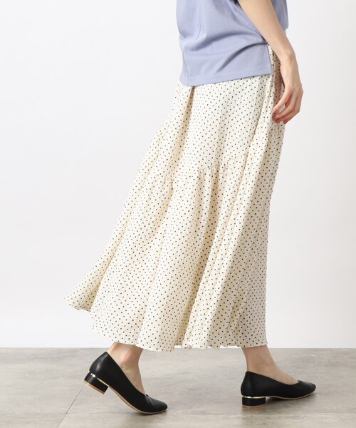 grove（グローブ）の「◆1枚で映える！ポコポコドットスカート（スカート・レディース・ホワイト系8/ブラック系5・05/01/02/03/04）」の10枚目の写真