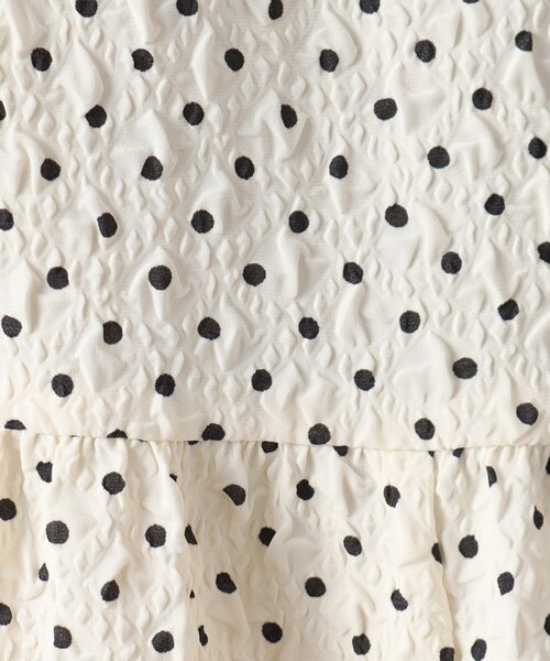 grove（グローブ）の「◆1枚で映える！ポコポコドットスカート（スカート・レディース・ホワイト系8/ブラック系5・05/01/02/03/04）」の8枚目の写真