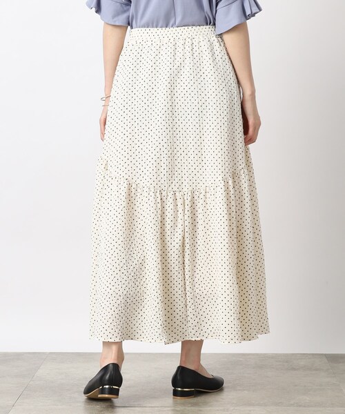 grove（グローブ）の「◆1枚で映える！ポコポコドットスカート（スカート・レディース・ホワイト系8/ブラック系5・05/01/02/03/04）」の5枚目の写真
