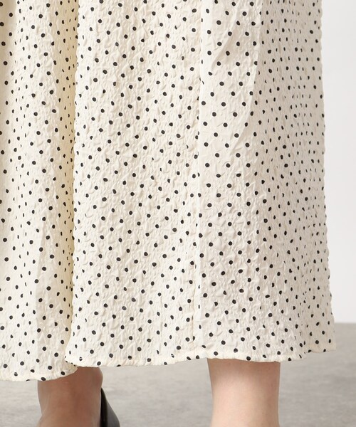 grove（グローブ）の「◆1枚で映える！ポコポコドットスカート（スカート・レディース・ホワイト系8/ブラック系5・05/01/02/03/04）」の3枚目の写真