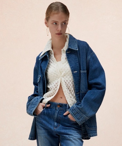 FRAY.ID×REDCARD チョアコート FRAY I.D(フレイ アイディー)】デニム