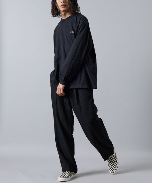 Firsthand（ファーストハンド）の「MA Firsthand/マ ファーストハンド LOGO LS TEE（Tシャツ/カットソー・メンズ・ホワイト/ブラック・MEDIUM/LARGE）」の4枚目の写真