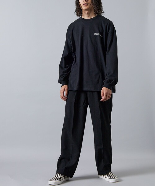 Firsthand（ファーストハンド）の「MA Firsthand/マ ファーストハンド LOGO LS TEE（Tシャツ/カットソー・メンズ・ホワイト/ブラック・MEDIUM/LARGE）」の5枚目の写真