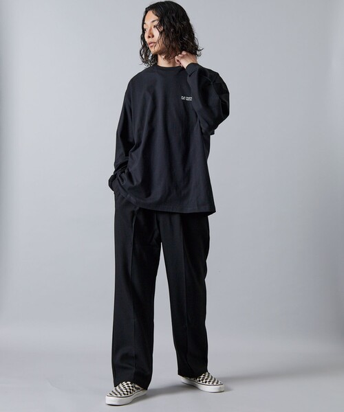 Firsthand（ファーストハンド）の「MA Firsthand/マ ファーストハンド LOGO LS TEE（Tシャツ/カットソー・メンズ・ホワイト/ブラック・MEDIUM/LARGE）」の6枚目の写真