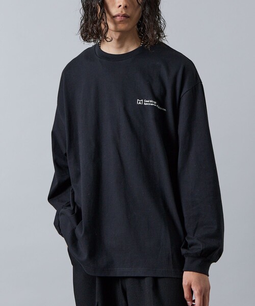 Firsthand（ファーストハンド）の「MA Firsthand/マ ファーストハンド LOGO LS TEE（Tシャツ/カットソー・メンズ・ホワイト/ブラック・MEDIUM/LARGE）」の7枚目の写真