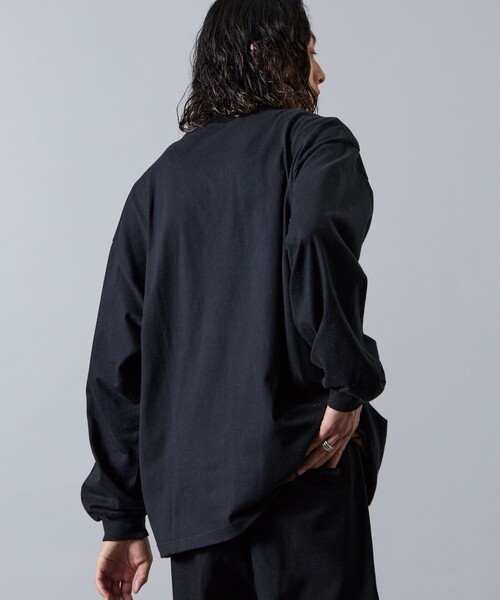 Firsthand（ファーストハンド）の「MA Firsthand/マ ファーストハンド LOGO LS TEE（Tシャツ/カットソー・メンズ・ホワイト/ブラック・MEDIUM/LARGE）」の9枚目の写真