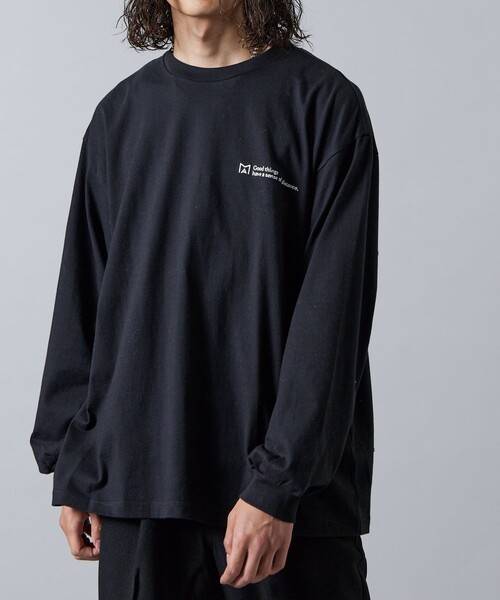 Firsthand（ファーストハンド）の「MA Firsthand/マ ファーストハンド LOGO LS TEE（Tシャツ/カットソー・メンズ・ホワイト/ブラック・MEDIUM/LARGE）」の10枚目の写真