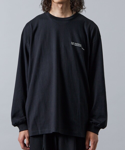 Firsthand（ファーストハンド）の「MA Firsthand/マ ファーストハンド LOGO LS TEE（Tシャツ/カットソー・メンズ・ホワイト/ブラック・MEDIUM/LARGE）」の11枚目の写真