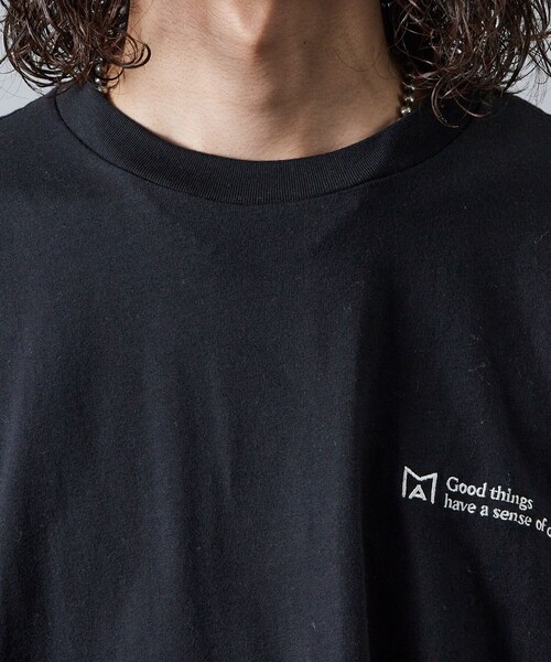 Firsthand（ファーストハンド）の「MA Firsthand/マ ファーストハンド LOGO LS TEE（Tシャツ/カットソー・メンズ・ホワイト/ブラック・MEDIUM/LARGE）」の14枚目の写真