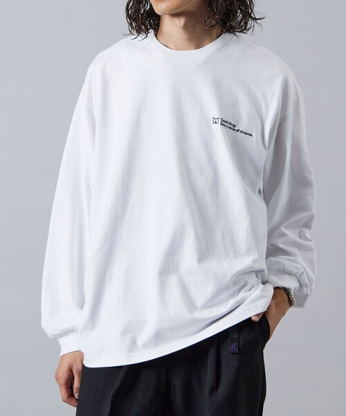 Firsthand（ファーストハンド）の「MA Firsthand/マ ファーストハンド LOGO LS TEE（Tシャツ/カットソー・メンズ・ホワイト/ブラック・MEDIUM/LARGE）」の18枚目の写真