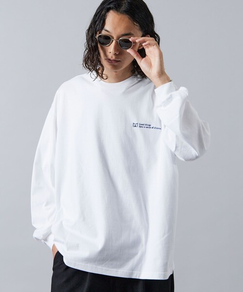 Firsthand（ファーストハンド）の「MA Firsthand/マ ファーストハンド LOGO LS TEE（Tシャツ/カットソー・メンズ・ホワイト/ブラック・MEDIUM/LARGE）」の20枚目の写真
