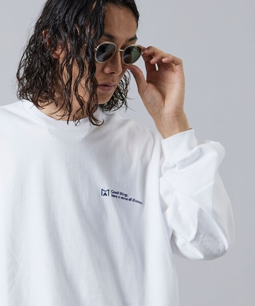 Firsthand（ファーストハンド）の「MA Firsthand/マ ファーストハンド LOGO LS TEE（Tシャツ/カットソー・メンズ・ホワイト/ブラック・MEDIUM/LARGE）」の21枚目の写真