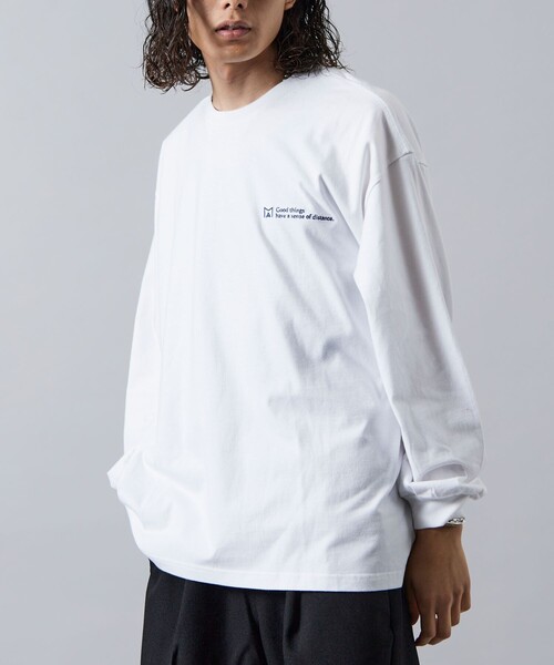 Firsthand（ファーストハンド）の「MA Firsthand/マ ファーストハンド LOGO LS TEE（Tシャツ/カットソー・メンズ・ホワイト/ブラック・MEDIUM/LARGE）」の22枚目の写真
