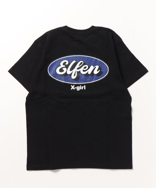X-girl（エックスガール）の「WEリーグ|C EL S OVAL LOGO S/S TEE/ちふれASエルフェン埼玉ELFEN/Tシャツ（スポーツグッズ・レディース・ホワイト/ブルー/ブラック・X-LARGE/MEDIUM/LARGE）」の5枚目の写真