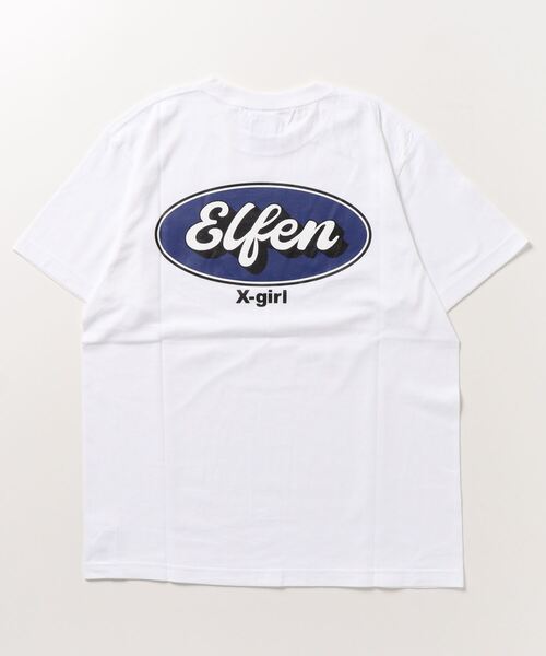 X-girl（エックスガール）の「WEリーグ|C EL S OVAL LOGO S/S TEE/ちふれASエルフェン埼玉ELFEN/Tシャツ（スポーツグッズ・レディース・ホワイト/ブルー/ブラック・X-LARGE/MEDIUM/LARGE）」の6枚目の写真