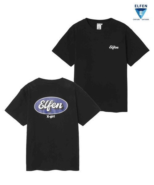 X-girl（エックスガール）の「WEリーグ|C EL S OVAL LOGO S/S TEE/ちふれASエルフェン埼玉ELFEN/Tシャツ（スポーツグッズ・レディース・ホワイト/ブルー/ブラック・X-LARGE/MEDIUM/LARGE）」の3枚目の写真