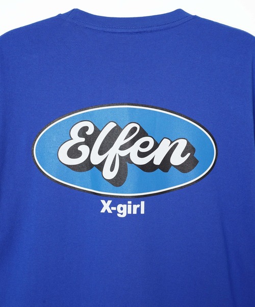 X-girl（エックスガール）の「WEリーグ|C EL S OVAL LOGO S/S TEE/ちふれASエルフェン埼玉ELFEN/Tシャツ（スポーツグッズ・レディース・ホワイト/ブルー/ブラック・X-LARGE/MEDIUM/LARGE）」の15枚目の写真