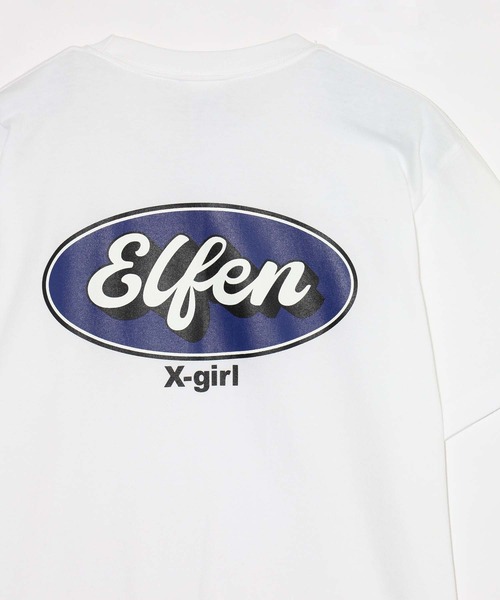 X-girl（エックスガール）の「WEリーグ|C EL S OVAL LOGO S/S TEE/ちふれASエルフェン埼玉ELFEN/Tシャツ（スポーツグッズ・レディース・ホワイト/ブルー/ブラック・X-LARGE/MEDIUM/LARGE）」の22枚目の写真