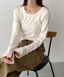 CANAL JEAN | RED CHOP WORKS(レッドチョップワークス) リブフィットロングTシャツ(Tシャツ/カットソー)